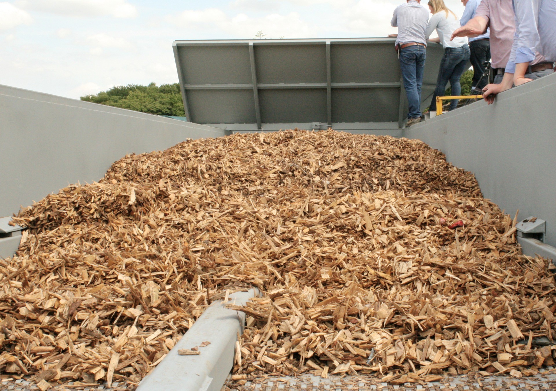 FlowDrya deep-cycle drying with wood chip material