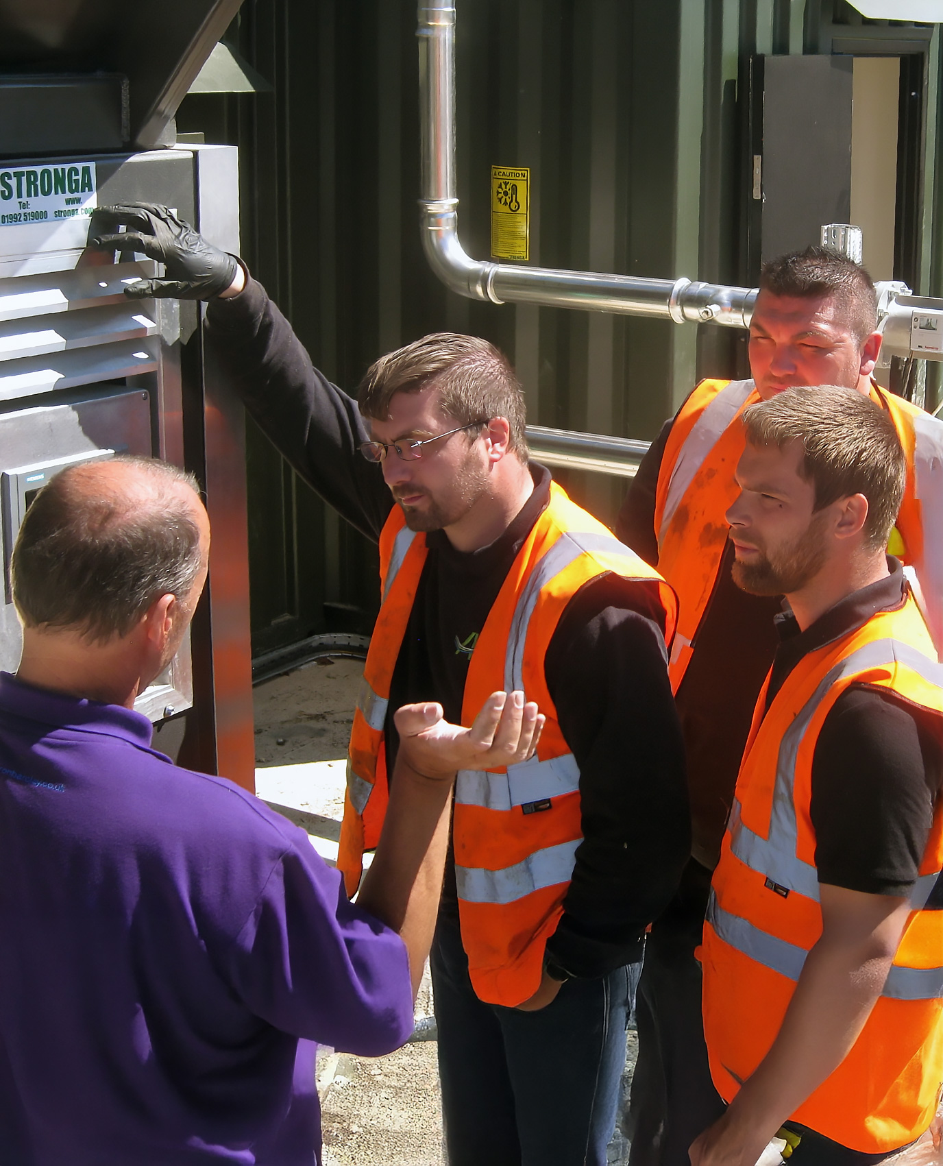 DryStation HMI touchscreen interface