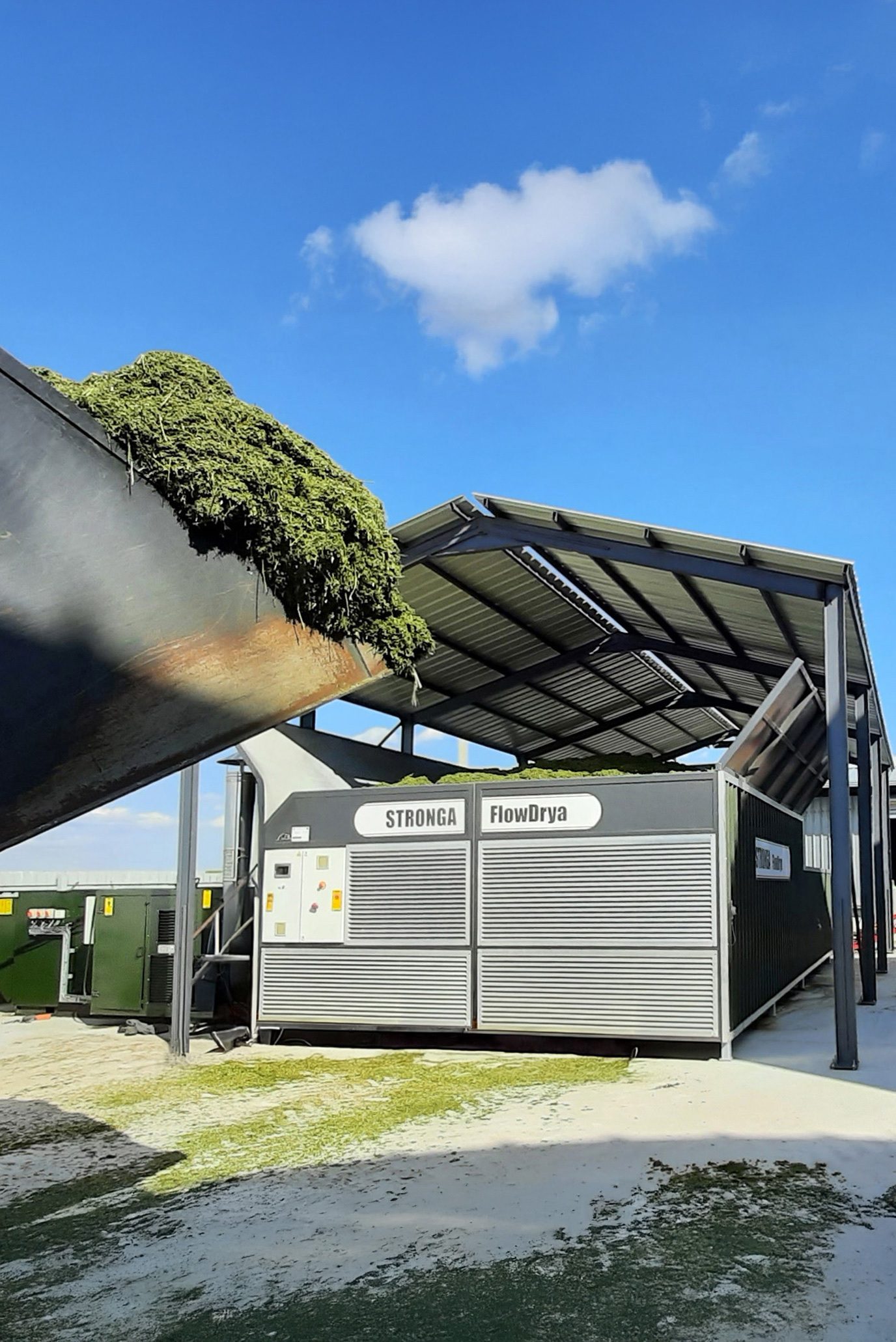 FlowDrya FD60 drying lucerne in Romania