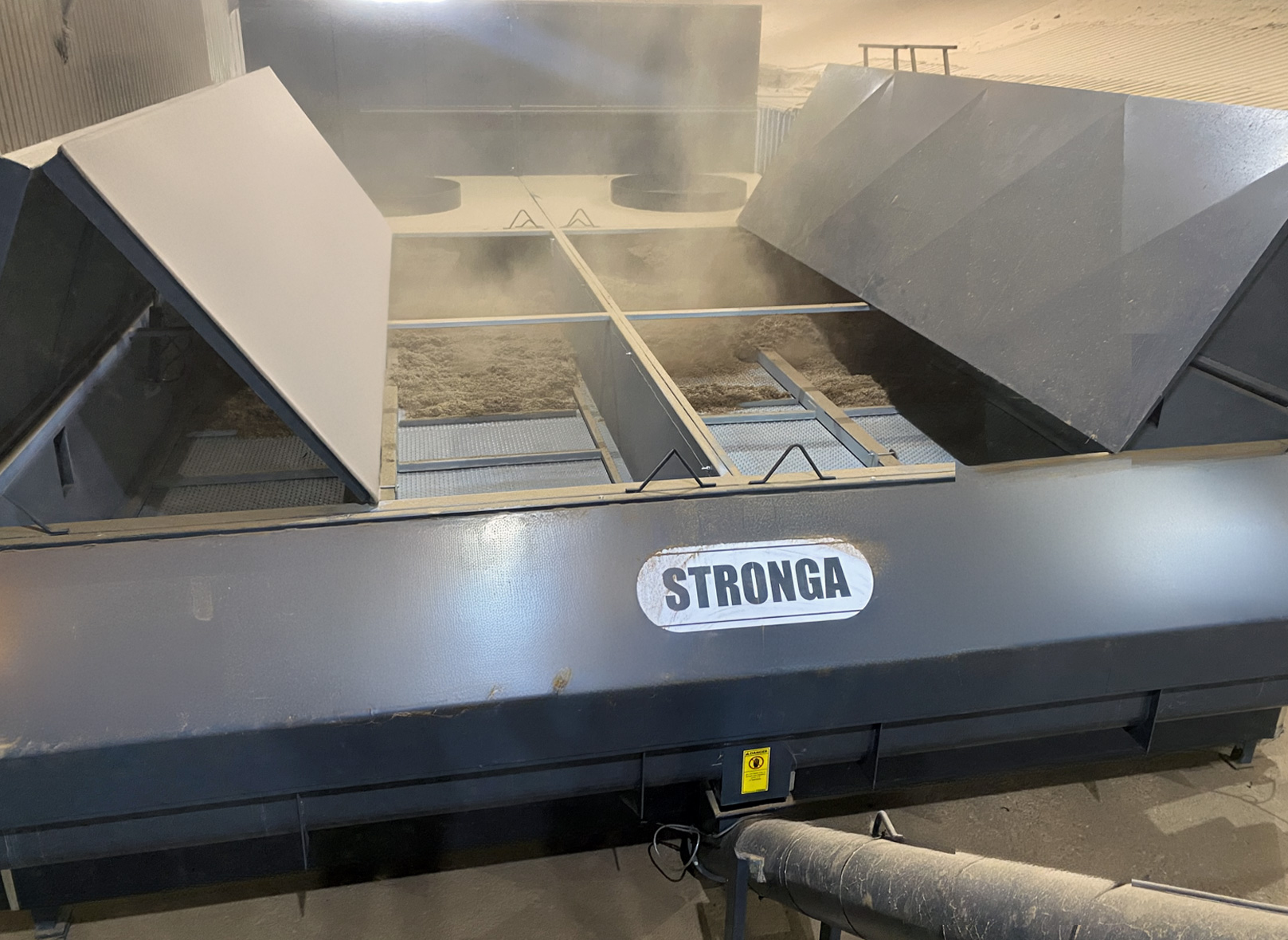 FlowDrya drying forestry brash chip
