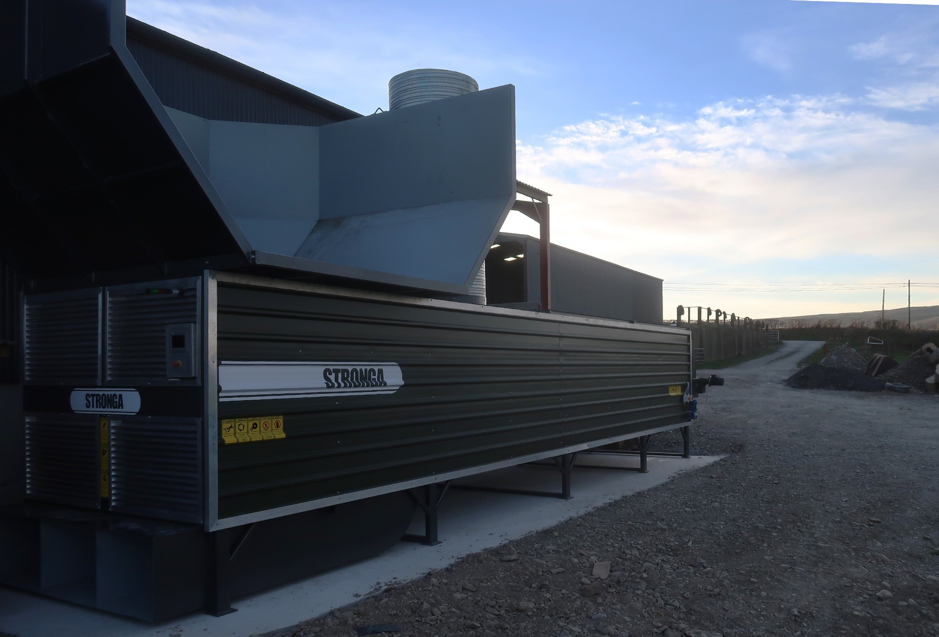 FlowDrya digestate fibre dryer installation