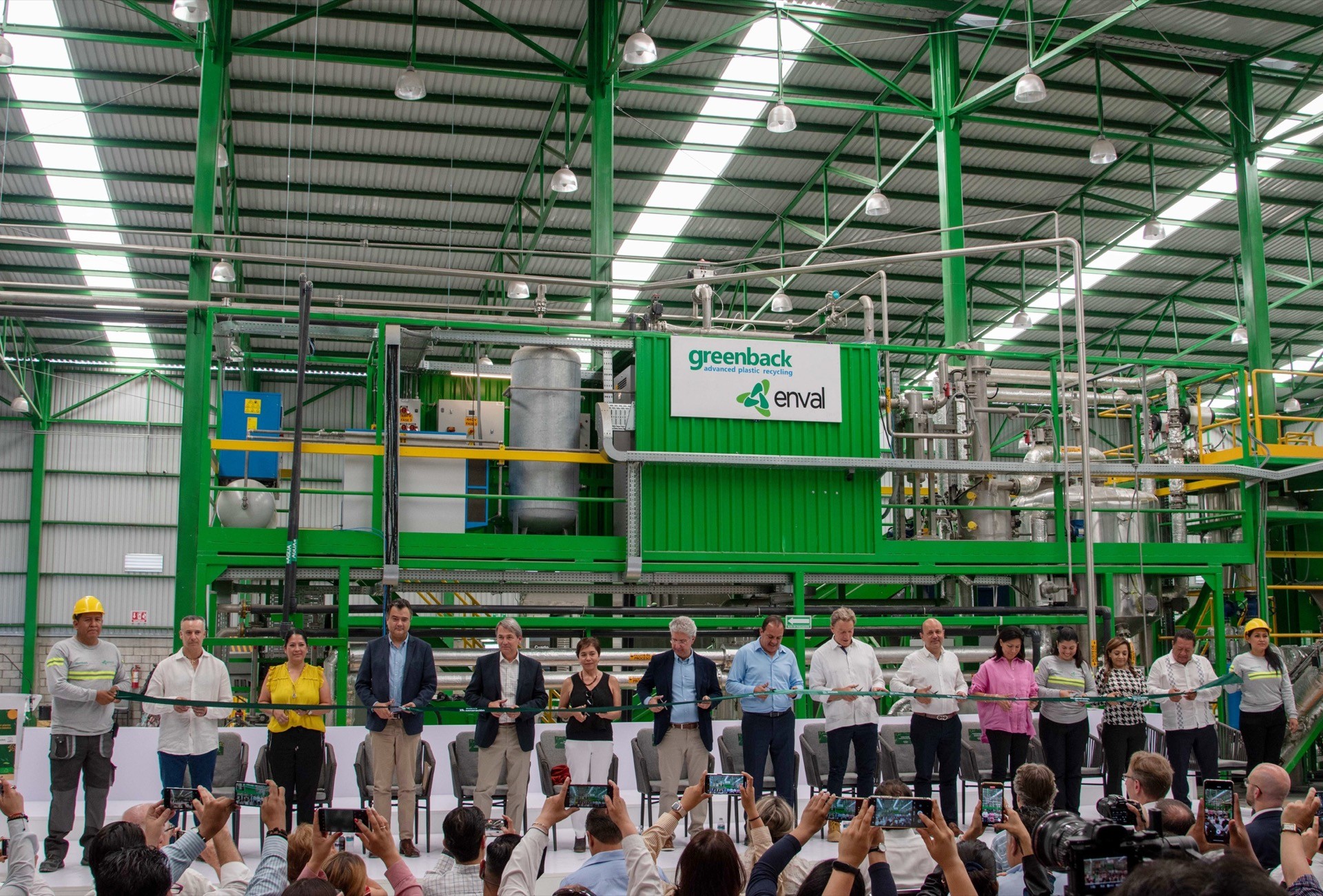 Greenback Recycling Technologies Ltd. recycling plant